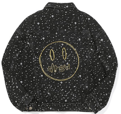 ドリューハウス FW21 トラッカージャケット スターリーナイトデニムジャケット ブラック ユニセックス DR-FW21-118 Lookbook ドリューハウス FW21 トラッカージャケット スターリーナイトデニムジャケット ブラック ユニセックス DR-FW21-118