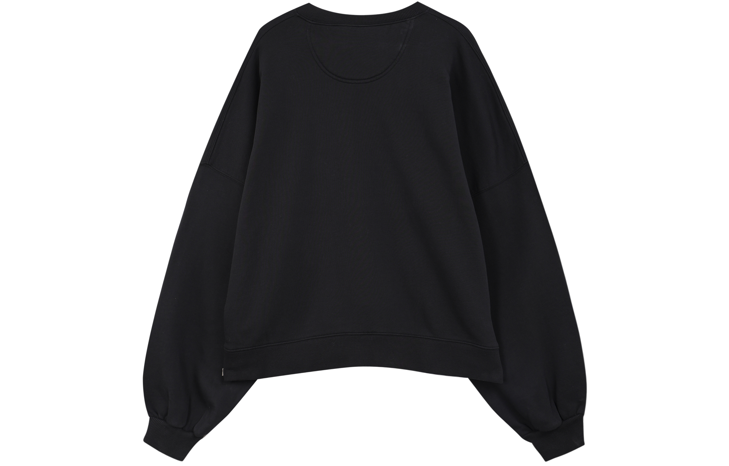 Lookbook Drew House FW22 Hitam Sweet Boxy Crewneck Pullover Sweatshirt Unisex. DR-FW22-210