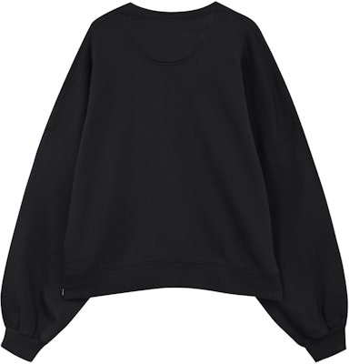 Drew House FW22 Hitam Sweet Boxy Crewneck Pullover Sweatshirt Unisex. DR-FW22-210 Lookbook Drew House FW22 Hitam Sweet Boxy Crewneck Pullover Sweatshirt Unisex. DR-FW22-210