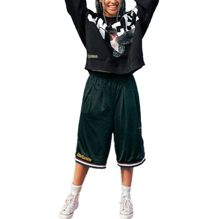 Shop Drew House FW22 Hitam Sweet Boxy Crewneck Pullover Sweatshirt Unisex. DR-FW22-210