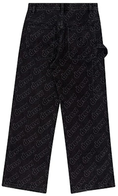 ドリューハウス FW22 カーペンタージーンズ レタープリント ユニセックス ブラックデニム DR-FW22-521 Lookbook ドリューハウス FW22 カーペンタージーンズ レタープリント ユニセックス ブラックデニム DR-FW22-521