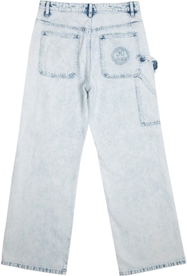 드류하우스 FW22 카펜터 페인트 인디고 디스트레스 데님 청바지 블루 유니섹스. DR-FW22-001 Lookbook 드류하우스 FW22 카펜터 페인트 인디고 디스트레스 데님 청바지 블루 유니섹스. DR-FW22-001