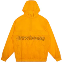Drew House FW22 Flame Nylon Anorak Pullover Hoodie Yellow Unisex DR-FW22-119 Drew House FW22 Flame Nylon Anorak Pullover Hoodie Yellow Unisex DR-FW22-119