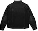 Lookbook Drew House FW22 Flame Series Jaket Denim Hitam Unisex Distressed Washed DR-FW22-488