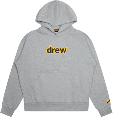 Drew House 2022秋冬花卉标志灰色男女同款连帽卫衣. DR-FW22-264 Order Drew House 2022秋冬花卉标志灰色男女同款连帽卫衣. DR-FW22-264