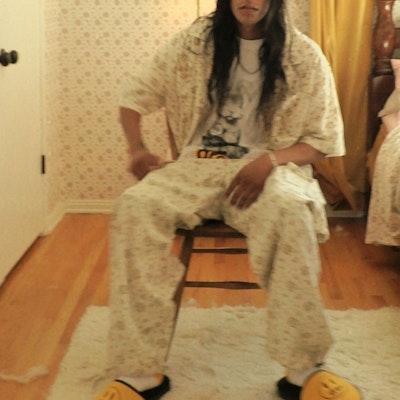 Drew House FW22 花卉印花纽扣休闲裤 男女款 白色 DR-FW22-266 Shop Drew House FW22 花卉印花纽扣休闲裤 男女款 白色 DR-FW22-266