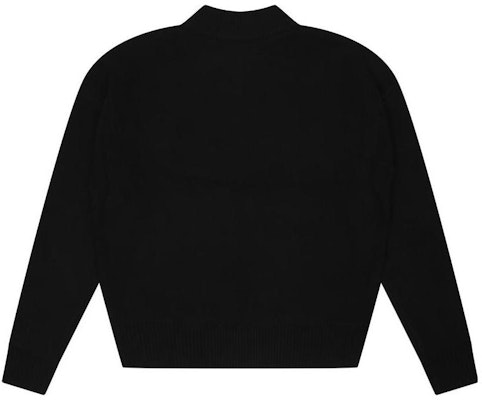 Drew House FW22吉祥物高領毛衣 黑色笑臉標誌 男女通用針織毛衣。 DR-FW22-517 Lookbook Drew House FW22吉祥物高領毛衣 黑色笑臉標誌 男女通用針織毛衣。 DR-FW22-517