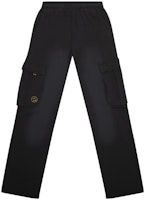 Drew House FW22 Oversized Cargo Sweatpants Mini Smiley Unisex Black. DR-FW22-107 Drew House FW22 Oversized Cargo Sweatpants Mini Smiley Unisex Black. DR-FW22-107