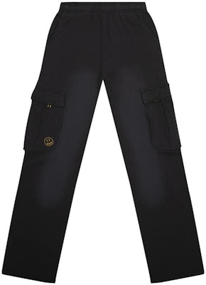 Drew House FW22 Celana Kargo Oversized Mini Smiley Unisex Hitam. DR-FW22-107 Buy Drew House FW22 Celana Kargo Oversized Mini Smiley Unisex Hitam. DR-FW22-107