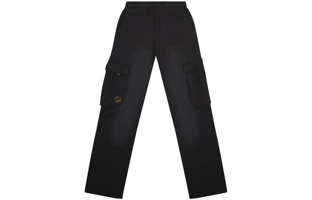 Order Drew House FW22 Celana Kargo Oversized Mini Smiley Unisex Hitam. DR-FW22-107