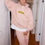 Purchase Drew House FW22 Sweater Unisex Pink Logo Besar Oversized DW-1216-7