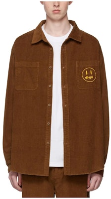 Drew House FW22 Painted Mascot Brown Long Sleeve Polo Shirt . 221454M192000 Order Drew House FW22 Painted Mascot Brown Long Sleeve Polo Shirt . 221454M192000