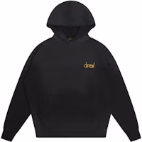 Drew House FW22 Scribble Hoodie Black Embroidered Pullover Unisex Fleece. DR-FW22-101 Drew House FW22 Scribble Hoodie Black Embroidered Pullover Unisex Fleece. DR-FW22-101