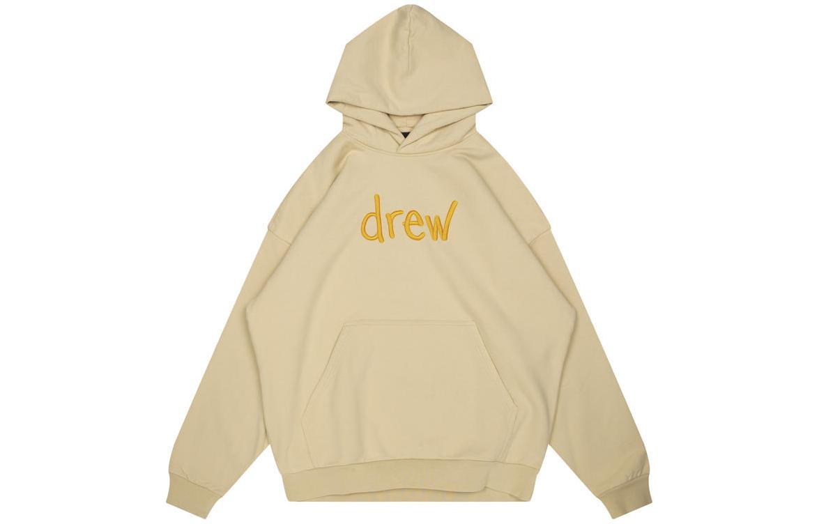 Order Drew House FW22 手繪風寬鬆連帽衫 杏仁米 男女款 刺繡標誌。 DW-FW22-1223-02