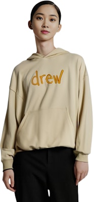 Drew House FW22 手繪風寬鬆連帽衫 杏仁米 男女款 刺繡標誌。 DW-FW22-1223-02 Shop Drew House FW22 手繪風寬鬆連帽衫 杏仁米 男女款 刺繡標誌。 DW-FW22-1223-02