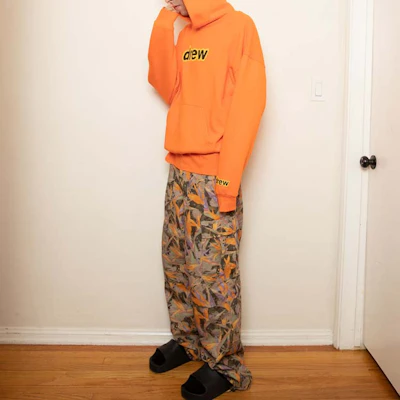 Drew House FW22 Secret Hoodie Orange Letter Logo Pullover Sweatshirt Unisex DR-FW22-014 Purchase Drew House FW22 Secret Hoodie Orange Letter Logo Pullover Sweatshirt Unisex DR-FW22-014