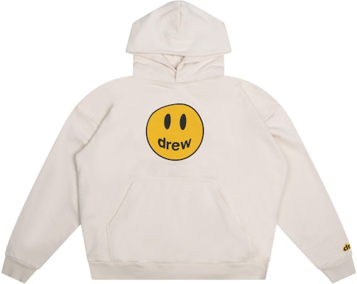 Sudadera Unisex Oversized Drew House FW22 Smiley Mascot Crema con Forro Polar. DR-FW22-420 Order Sudadera Unisex Oversized Drew House FW22 Smiley Mascot Crema con Forro Polar. DR-FW22-420