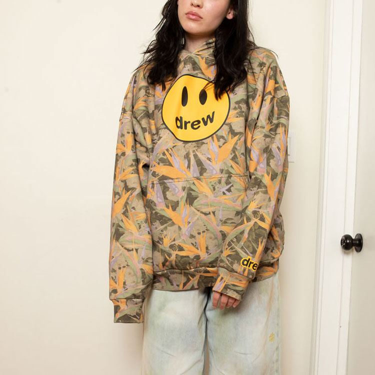 Purchase Drew House FW22 Hoodie Unisex Smiley Oversized Fleece Pullover - Multi-warna. DR-FW22-410