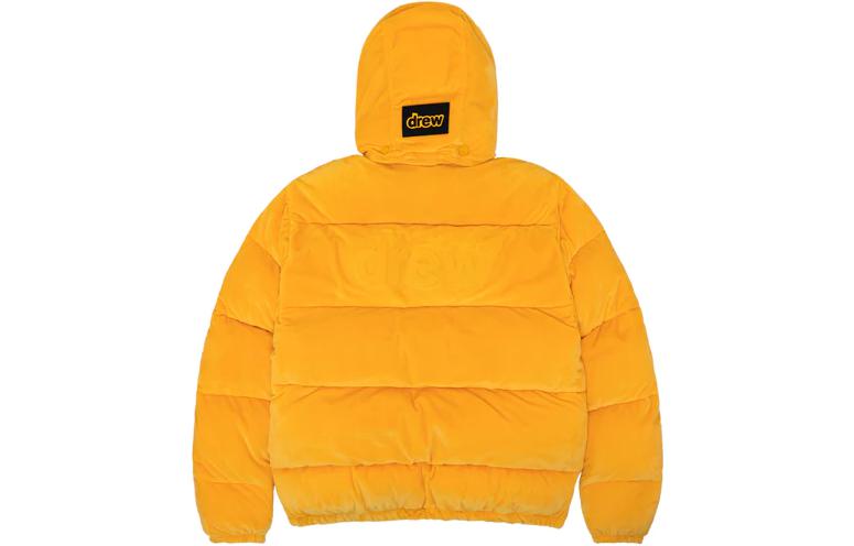 Lookbook Drew House FW22 笑臉黃格紋連帽外套 - 黃色 DR-FW22-366