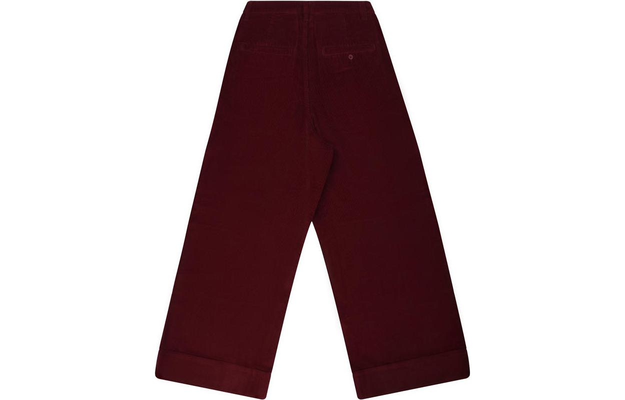 Lookbook Drew House FW22 Seluar Korduroi Lebar Coklat Unisex Gaya Vintage. DW-FW22-121