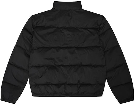 드루하우스 FW22 지퍼업 패딩 자켓 마스코트 블랙 스마일 프린트 유니섹스. DR-FW22-516 Lookbook 드루하우스 FW22 지퍼업 패딩 자켓 마스코트 블랙 스마일 프린트 유니섹스. DR-FW22-516