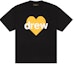Order Drew House FW23 Infinite Love Kaos Unisex Hitam Logo Hati Pendek. DW-fw23-005