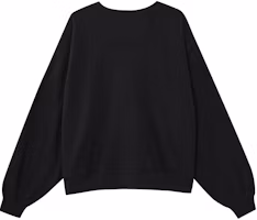 Lookbook Drew House 2023秋冬無限愛寬鬆版黑色中性圓領長袖上衣 DW-fw23-006 DW-FW23-006