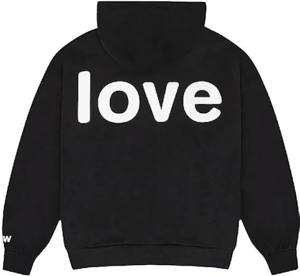 Drew House FW23 Hoodie Cinta Logo Hati Unisex Hitam. DW-fw23-007 Lookbook Drew House FW23 Hoodie Cinta Logo Hati Unisex Hitam. DW-fw23-007