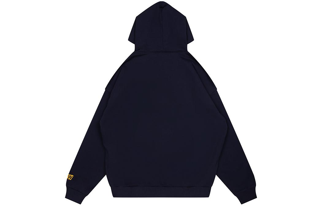 Lookbook Drew House FW23 Hoodie Unisex Fleece Navy Blue Smiley DH-F31121-MCDM