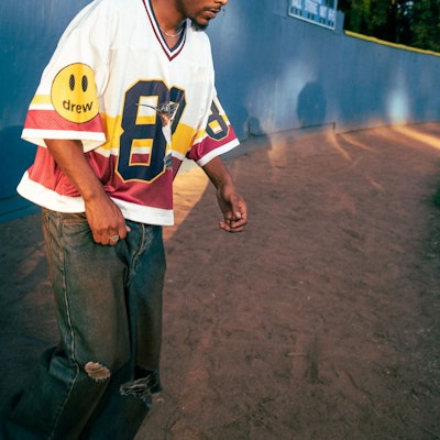 Drew House Hummingbirds Summer Smiley Jersey Magnolia Unisex Kaos Pink. DR-SS22-123 3