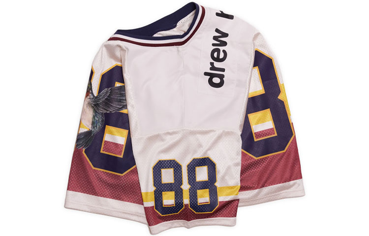 Purchase Drew House Hummingbirds Summer Smiley Jersey Magnolia Unisex Kaos Pink. DR-SS22-123