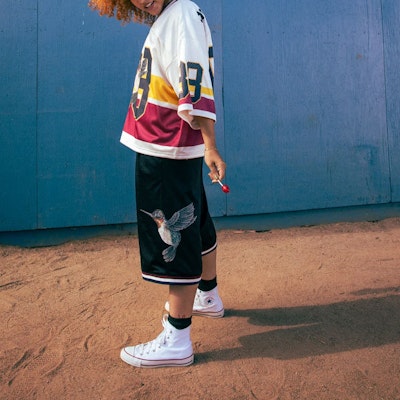 Drew House Hummingbirds Summer Smiley Jersey Magnolia Unisex Kaos Pink. DR-SS22-123 2