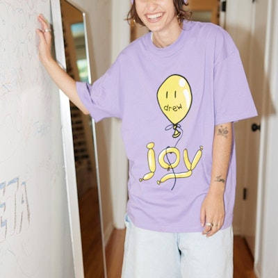 Drew House Joy S/S T-Shirt 'Lavender' Shop Drew House Joy S/S T-Shirt 'Lavender'