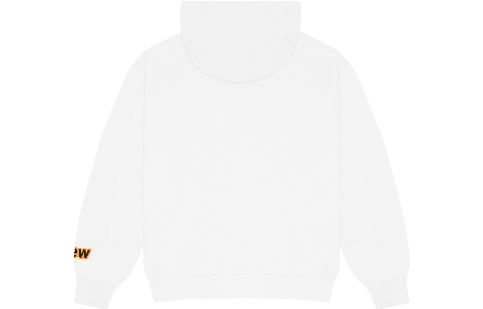 Lookbook Drew House 袋鼠印花連帽刷毛衫 白色 男女款 DH-FT31125-TDOW