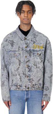 Drew House 字母熊圖標牛仔外套 靛藍藍 DR-FW21-048 Details for Drew House 字母熊圖標牛仔外套 靛藍藍 DR-FW21-048