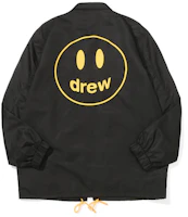 Lookbook Drew House Letter Logo Black Collared Jacket Unisex DR-FW21-115