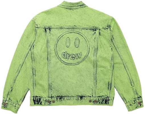 ドリューハウス レターロゴ デニムジャケット グリーン ユニセックス カジュアル. DR-SS22-300 Lookbook ドリューハウス レターロゴ デニムジャケット グリーン ユニセックス カジュアル. DR-SS22-300
