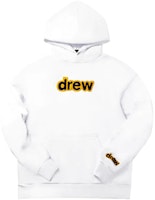 Drew House Letter Logo Graphic Hoodie Unisex White DR-SS20-008 Drew House Letter Logo Graphic Hoodie Unisex White DR-SS20-008