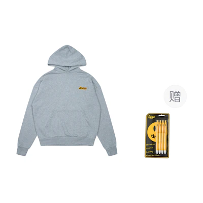 Drew House Letter Logo Hoodie Pullover Unisex Fleece Sweatshirt. DR-SS22-444