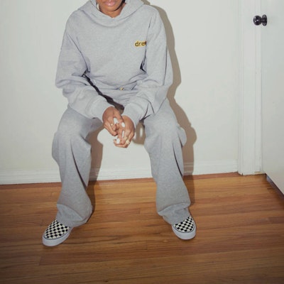 Drew House Hoodie Logo Huruf Pullover Unisex Fleece Sweatshirt. DR-SS22-444 1