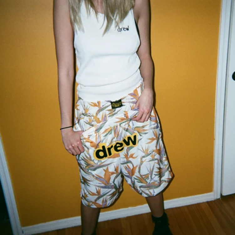 Shop Drew House 字母标志透气短裤 天堂鸟 男女同款 多色 DR-SS20-58