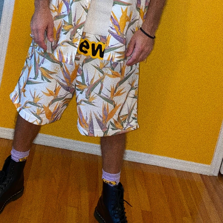 Sizing Drew House 字母标志透气短裤 天堂鸟 男女同款 多色 DR-SS20-58