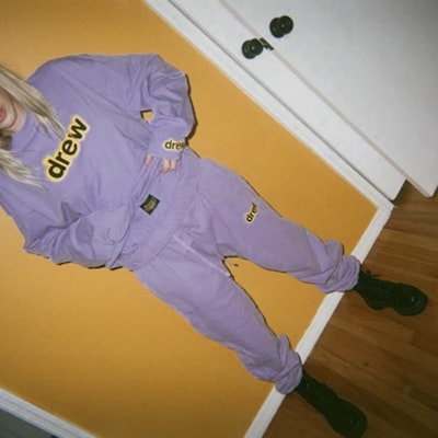 Drew House 字母标志秘密紫色休闲裤 男女同款长裤 DR-SS20-44 Purchase Drew House 字母标志秘密紫色休闲裤 男女同款长裤 DR-SS20-44