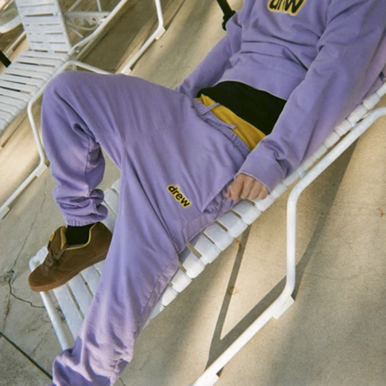 Details for Drew House 字母标志秘密紫色休闲裤 男女同款长裤 DR-SS20-44