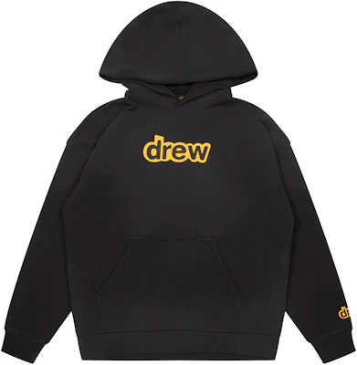 Drew House Letter Printed Hoodie Black Pullover Sweatshirt DH-VF31125-SEFB Buy Drew House Letter Printed Hoodie Black Pullover Sweatshirt DH-VF31125-SEFB