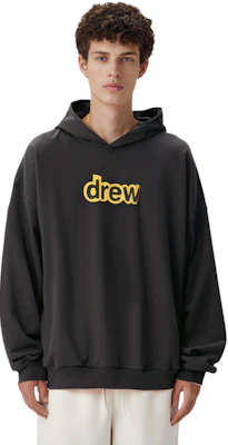 Drew House Letter Printed Hoodie Black Pullover Sweatshirt DH-VF31125-SEFB Shop Drew House Letter Printed Hoodie Black Pullover Sweatshirt DH-VF31125-SEFB