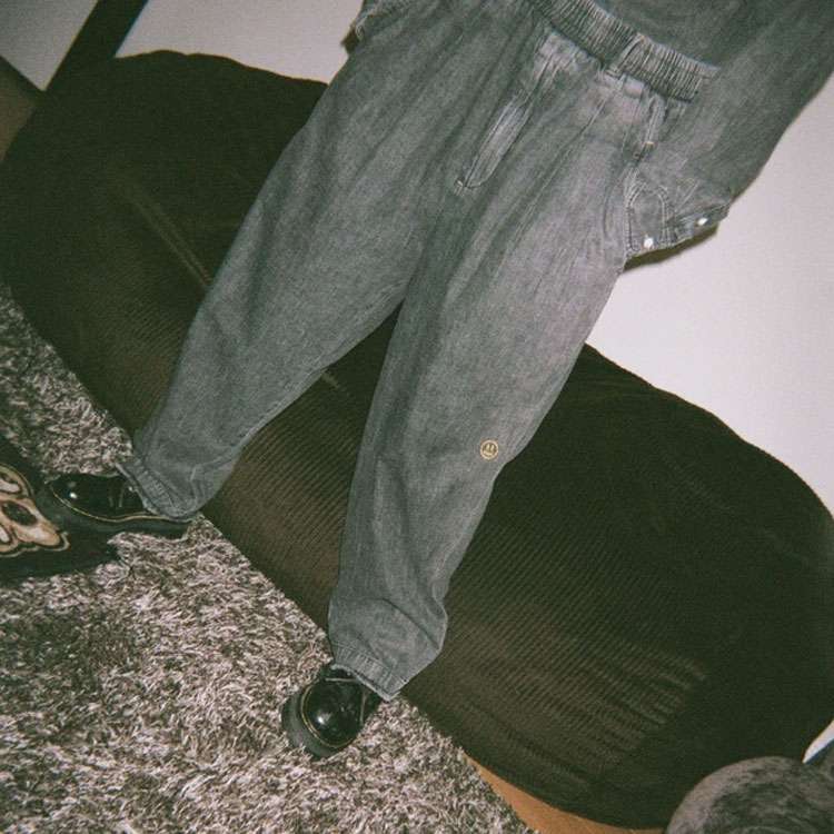 Sizing Drew House 輕量牛仔教堂褲 男女款 黑色 DR-SS21-54