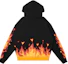 Lookbook Drew House Logo Flame Print Pullover Hoodie Unisex Fleece Long Sleeve DR-FW22-436