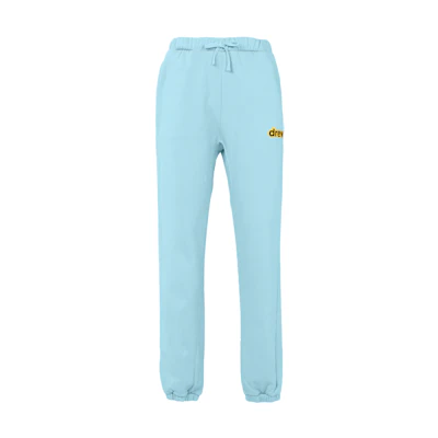 Drew House Logo Letter Jogger Sweatpants Unisex Knit Track Pants - Navy Blue. DR-SS21-101