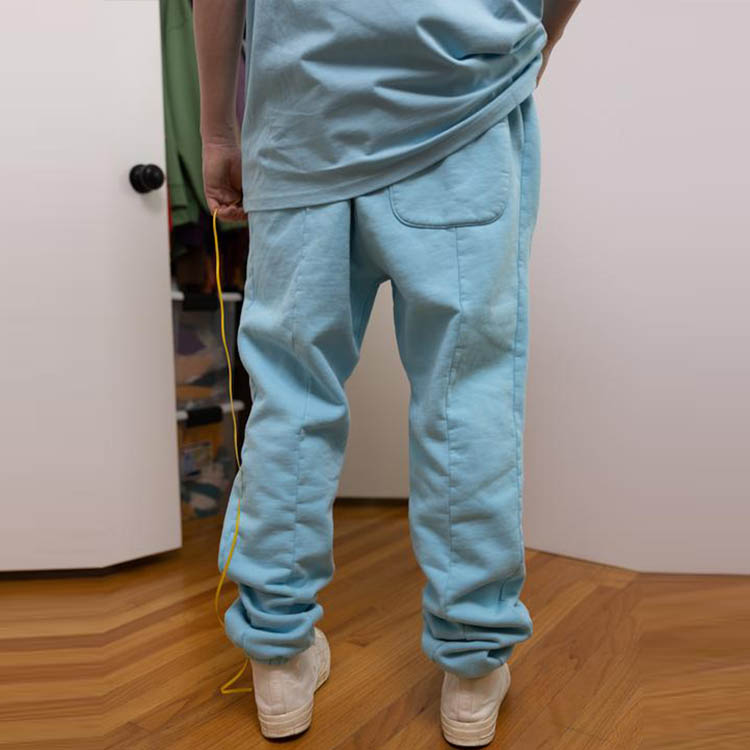 Purchase Drew House 海绵宝宝字母徽标男女同款针织运动长裤 - 海军蓝 DR-SS21-101